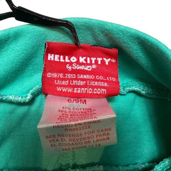 Hello Kitty Skort Baby Girl 6-9 Month Tiered Ruffle Skirt Shorts Pull On Sanrio - Picture 7 of 10